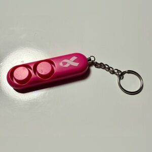 Pink Wearable Keychain Alarm